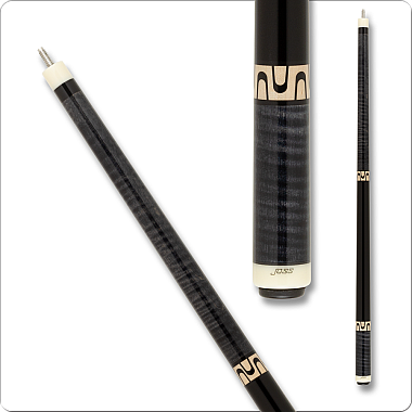 Joss - JOS212 limited edition pool cue. Smoke Stained Curly Maple and Rosewood Handle with Inlayed Maple Rings