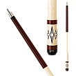 Joss - 74 Pool Cue - Bloodwood, Holly wood, and African Blackwood