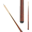 Pechauer PROH Pool Cue - Curly maple with Rosewood stained points