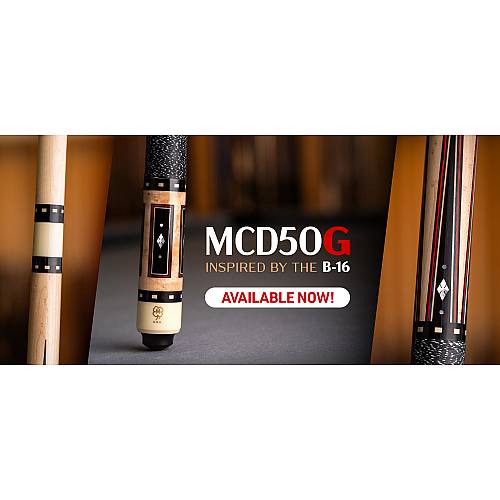McDermott MCD50G 50th Anniversary Pool Cue - Tribute to Classic B-16