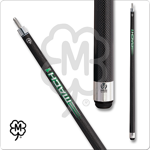 McDermott MCDM1 Mach 1 Break Cue | Defy Carbon Fiber Shaft | VQM1