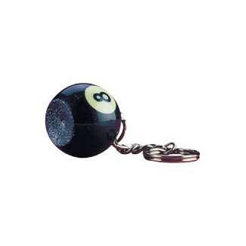 8-Ball Key Chain w/ Scuffer | Pool Keychain Tool | NI8SKR1