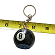 8-Ball Key Chain w/ Scuffer | Pool Keychain Tool | NI8SKR1