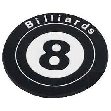 8 Ball Rubber Coaster | Pool Table Accessory | NICR01