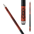 Outlaw - 20 - Cherry 8-Ball w/ Tribal Flames Pool Cue