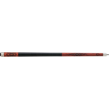 Outlaw - 20 - Cherry 8-Ball w/ Tribal Flames Pool Cue