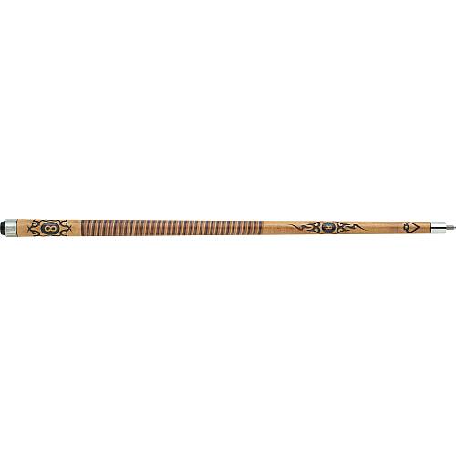 Outlaw - 29 Original - 8-ball Tribal Flames - Two-Toned Wrap Pool Cue