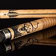 Outlaw OL57 Arrow Mountain Deer Skull Pool Cue OL57