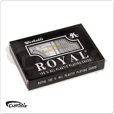 Royal Plastic Playing Cards – 2 Deck Set with Case (Model: POKDK2) Royal Plastic Playing Cards – 2 Deck Set with Case (Model: POKDK2)