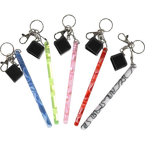 Acrylic Pool Chalker with Keychain | QCFC | Multiple Colors