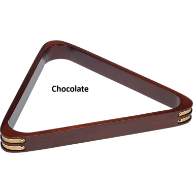 8 Ball Wooden Rack with Brass Corners | RK8B Billiard Accessory