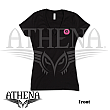 Athena Pink Wings T-Shirt | Women’s Bold Graphic Tee TSATH02