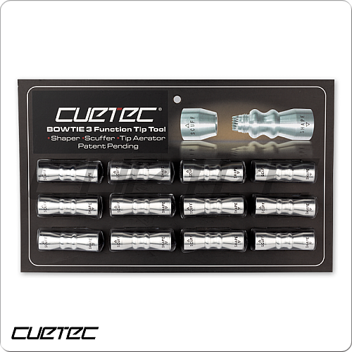 Cuetec Bowtie Tip Tool card of 12 Cuetec Bowtie Tip Tool card of 12