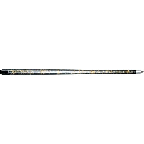 Action Value 04 Gold Splatter Cue - VAL04 - Black & Gold