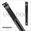 Voodoo VODC22F 2x2 Hard Cue Case - Gray with Black Spider