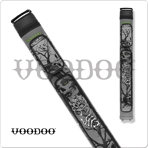 Voodoo VODC22H 2x2 Hard Cue Case – Widow & Rose Design