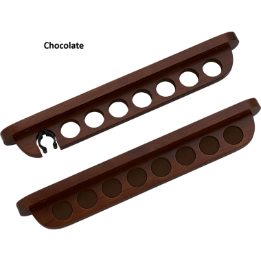 Wall Rack for 7 Cues with Bridge Clip – WR7WC