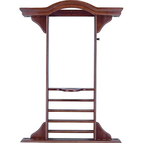 Wall Rack - 8 Cue Crown WR8 Deluxe Wall Rack