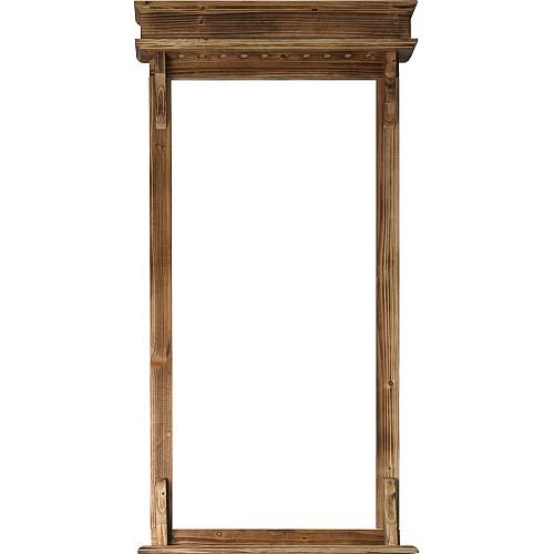 WRR10 Rustic Hardwood 10-Cue Wall Storage Rack